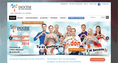 Desktop Screenshot of diocese-trois-rivieres.org